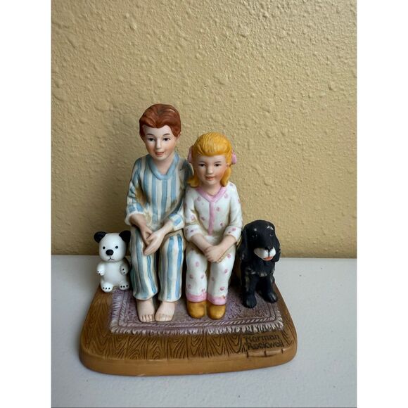 Norman Rockwell Santas Visit 1986 Limited Addition Fine Porcelain collectibles 6 - Picture 2 of 12